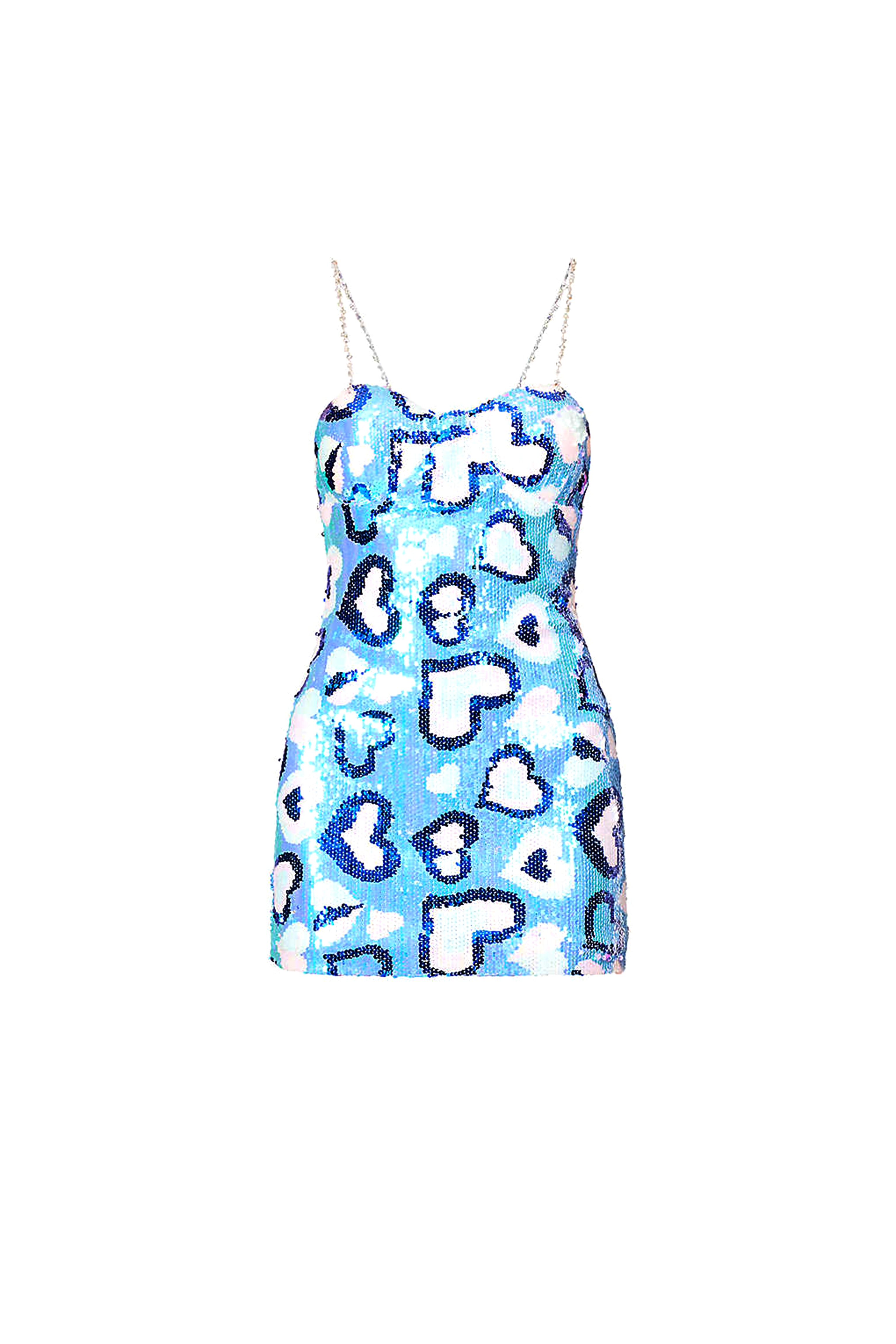 Sequin hearts best sale blue dress