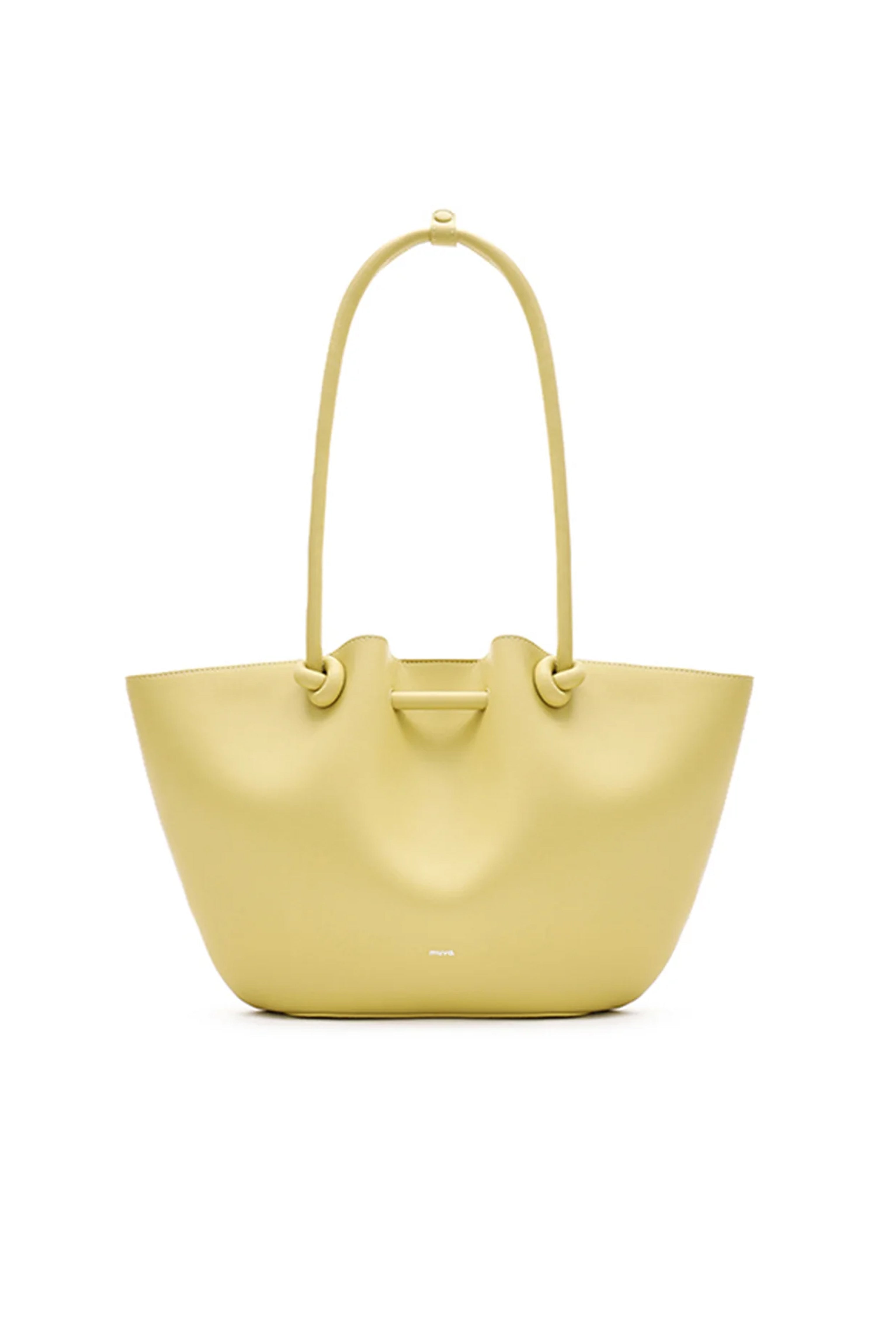 Chelsea Yellow Leather Tote Bag