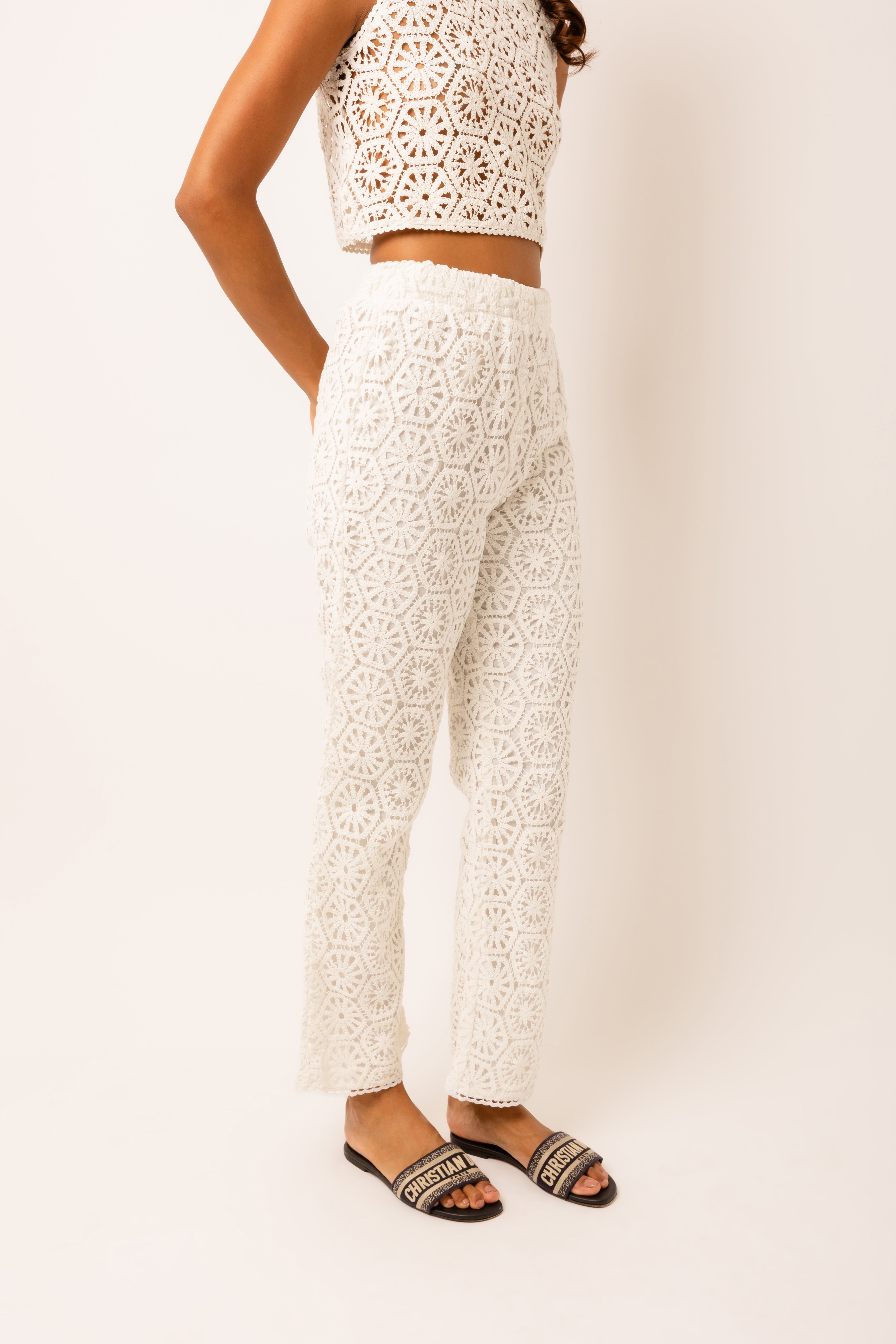 Florence Crochet Lace Trousers