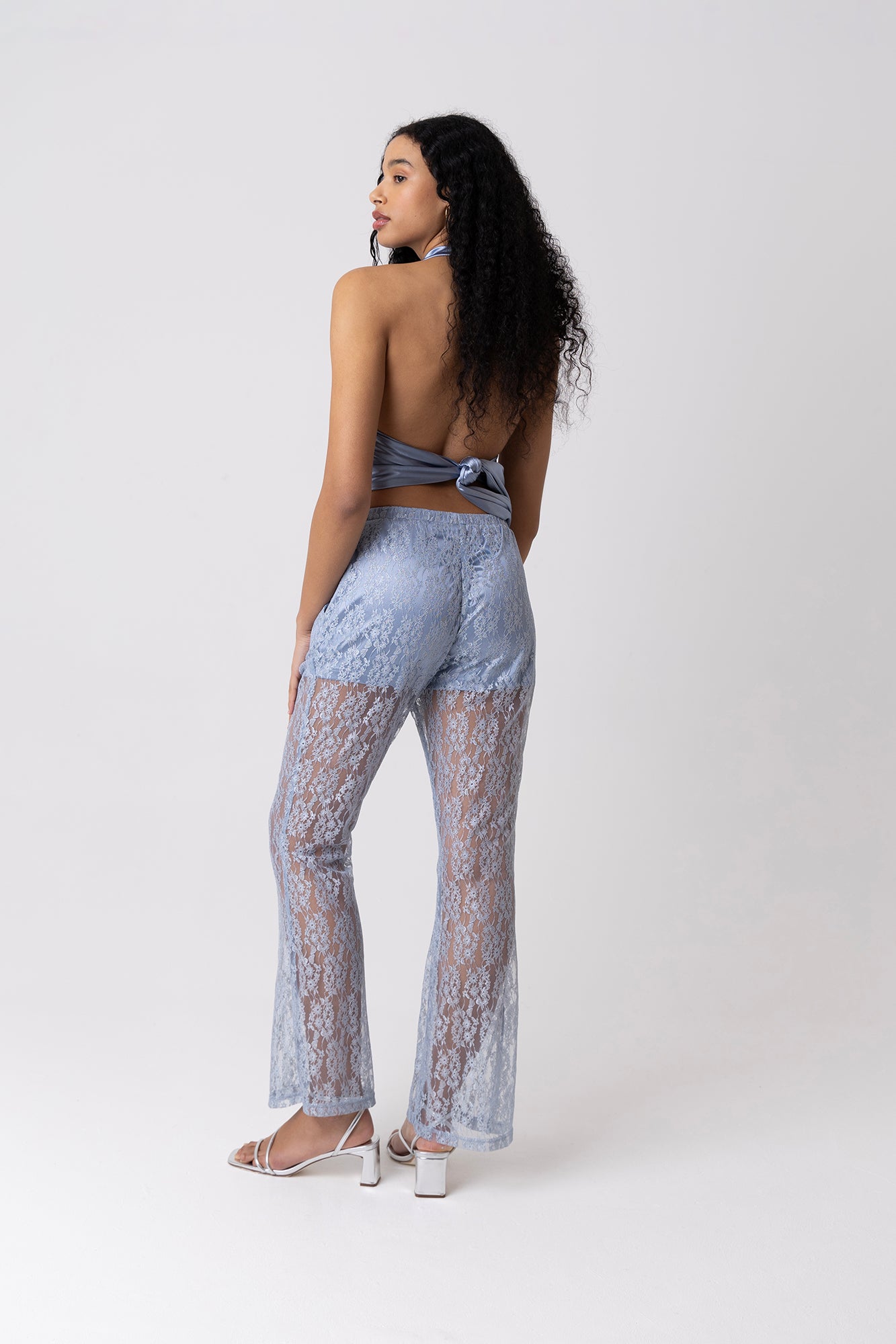 Louella Blue Lace Trousers