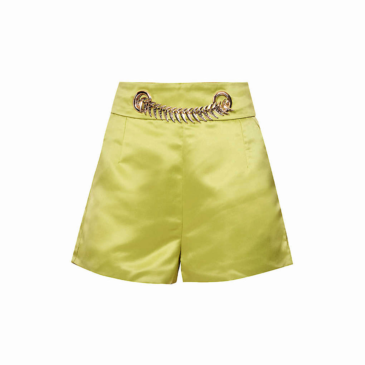 Satin shorts Green