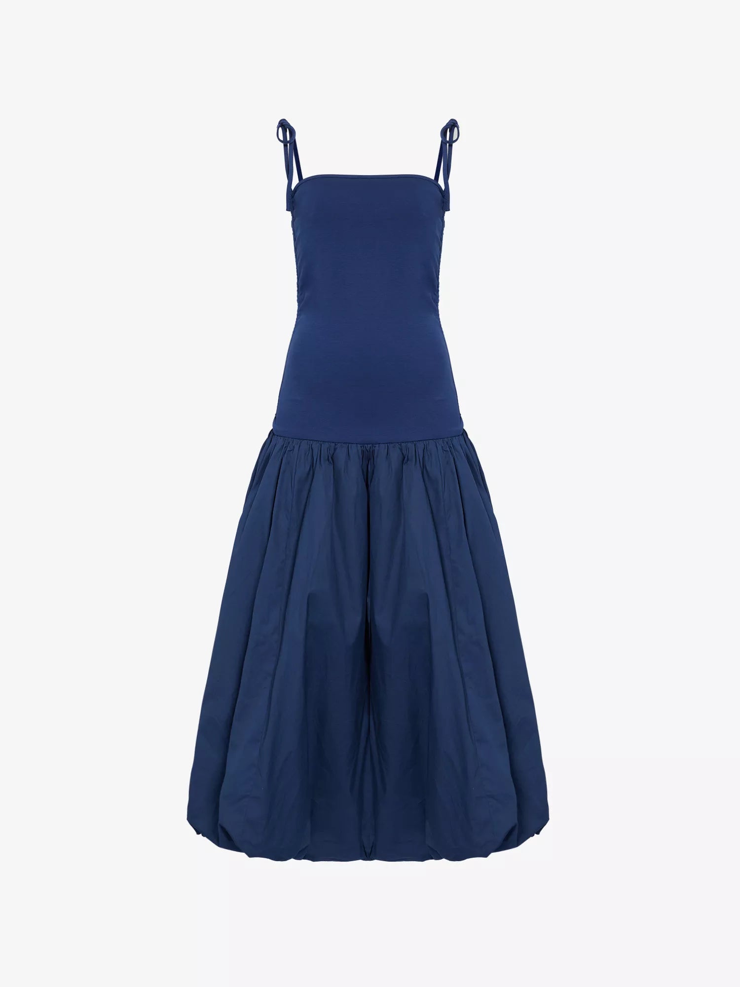 Alexa Navy Blue Puffball Dress