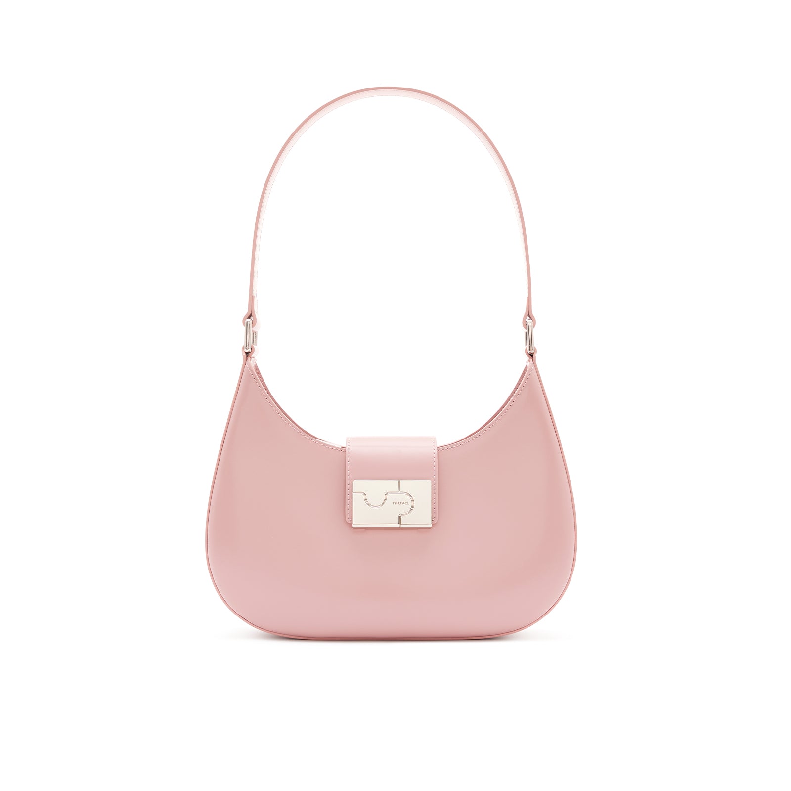 Albany Rose Pink Leather Shoulder Bag