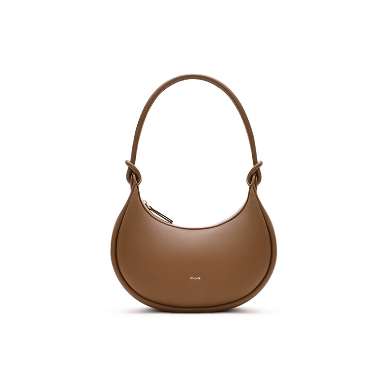 Denver Brown Leather Saddle Bag